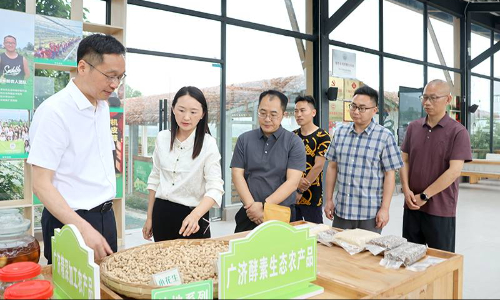 陈阳波到广济镇开展专题调研