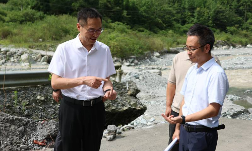 陈阳波调研我市防汛减灾工作